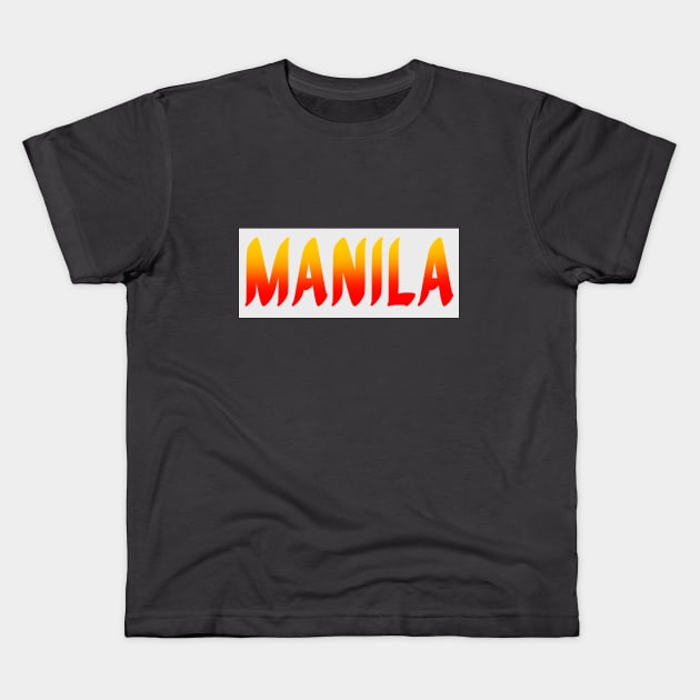 Manila Kids T-Shirt by alvinguia0